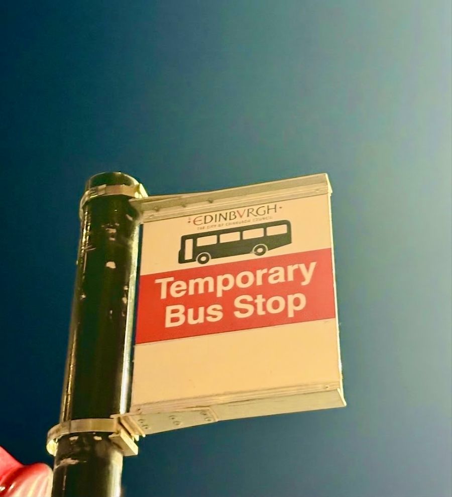 A temporary stop